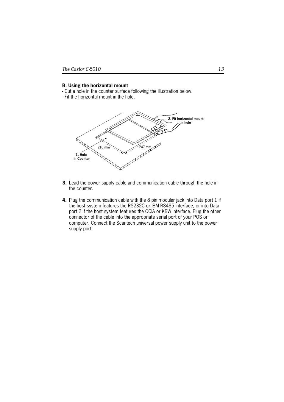 SCANTECH ID (Champtek company) Castor C-5010 User Manual | Page 19 / 28