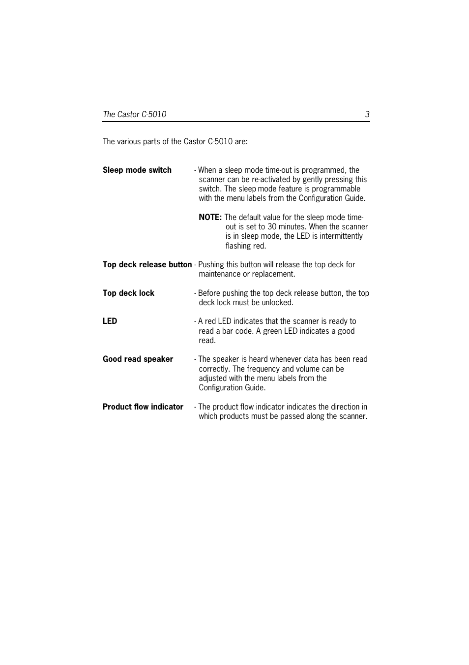 SCANTECH ID (Champtek company) Castor C-5010 User Manual | Page 9 / 28