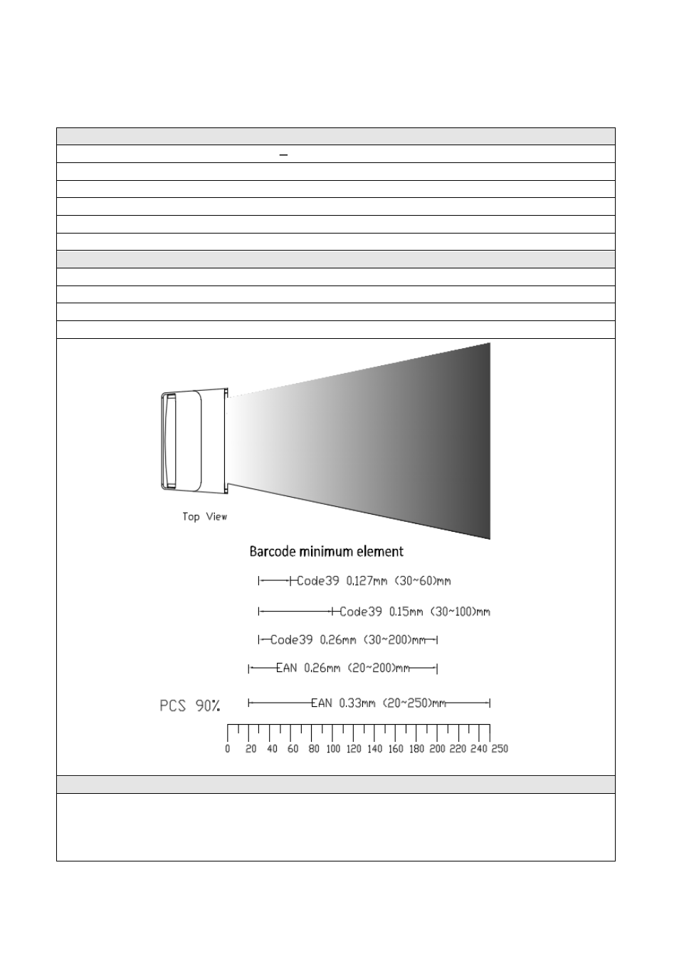 B technical specifications | SCANTECH ID (Champtek company) NOVA N-4070 User Manual | Page 26 / 36