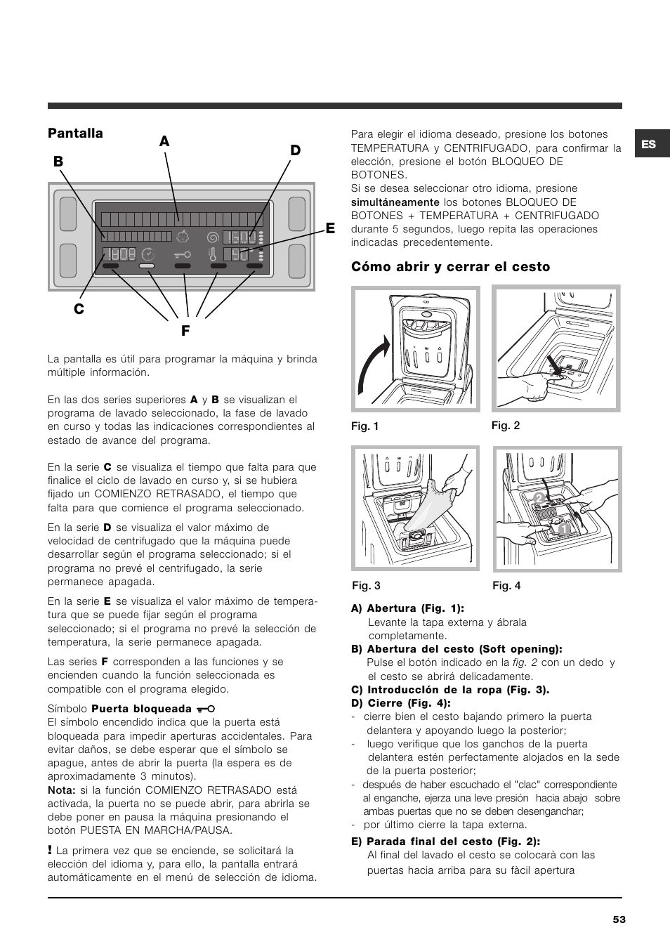 Ariston ARTXD 149 User Manual | Page 53 / 84