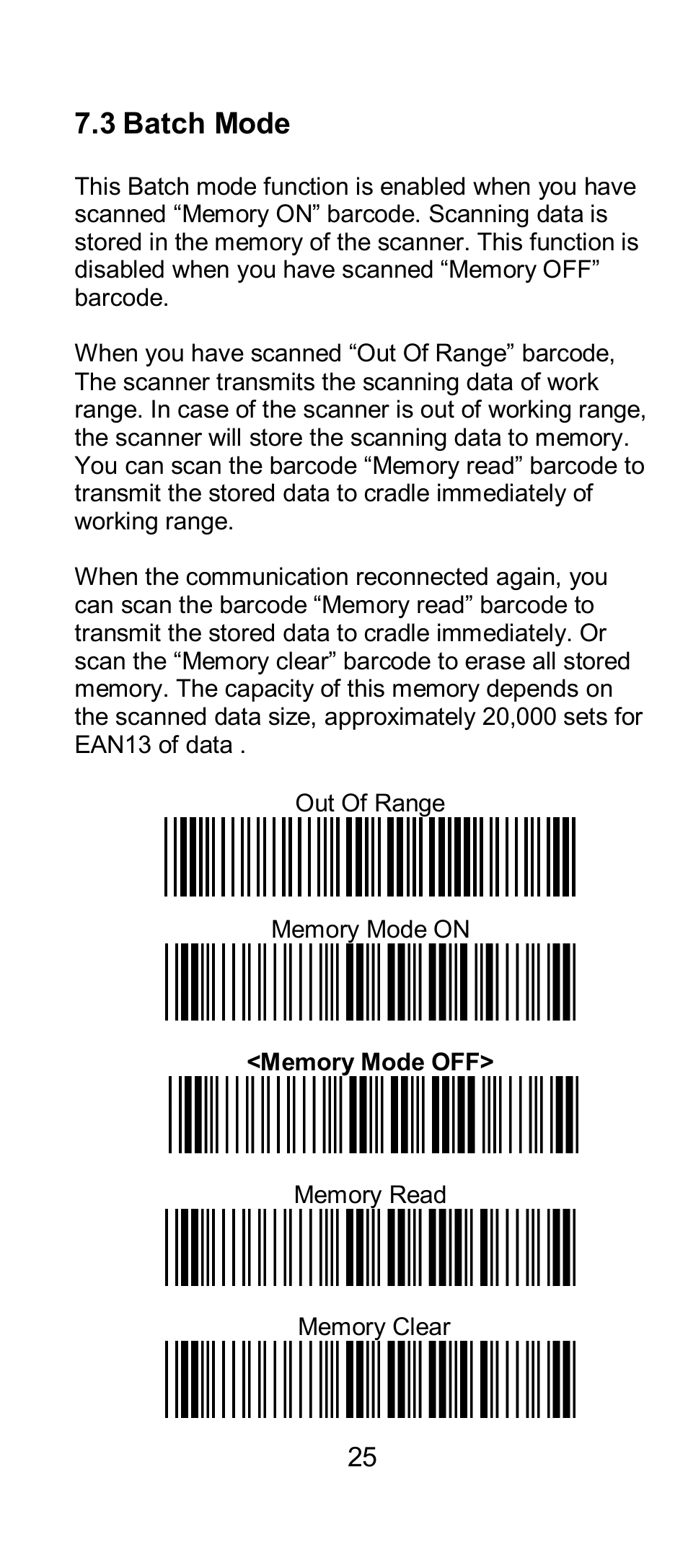 3 batch mode | SCANTECH ID (Champtek company) IG300BT User Manual | Page 25 / 58