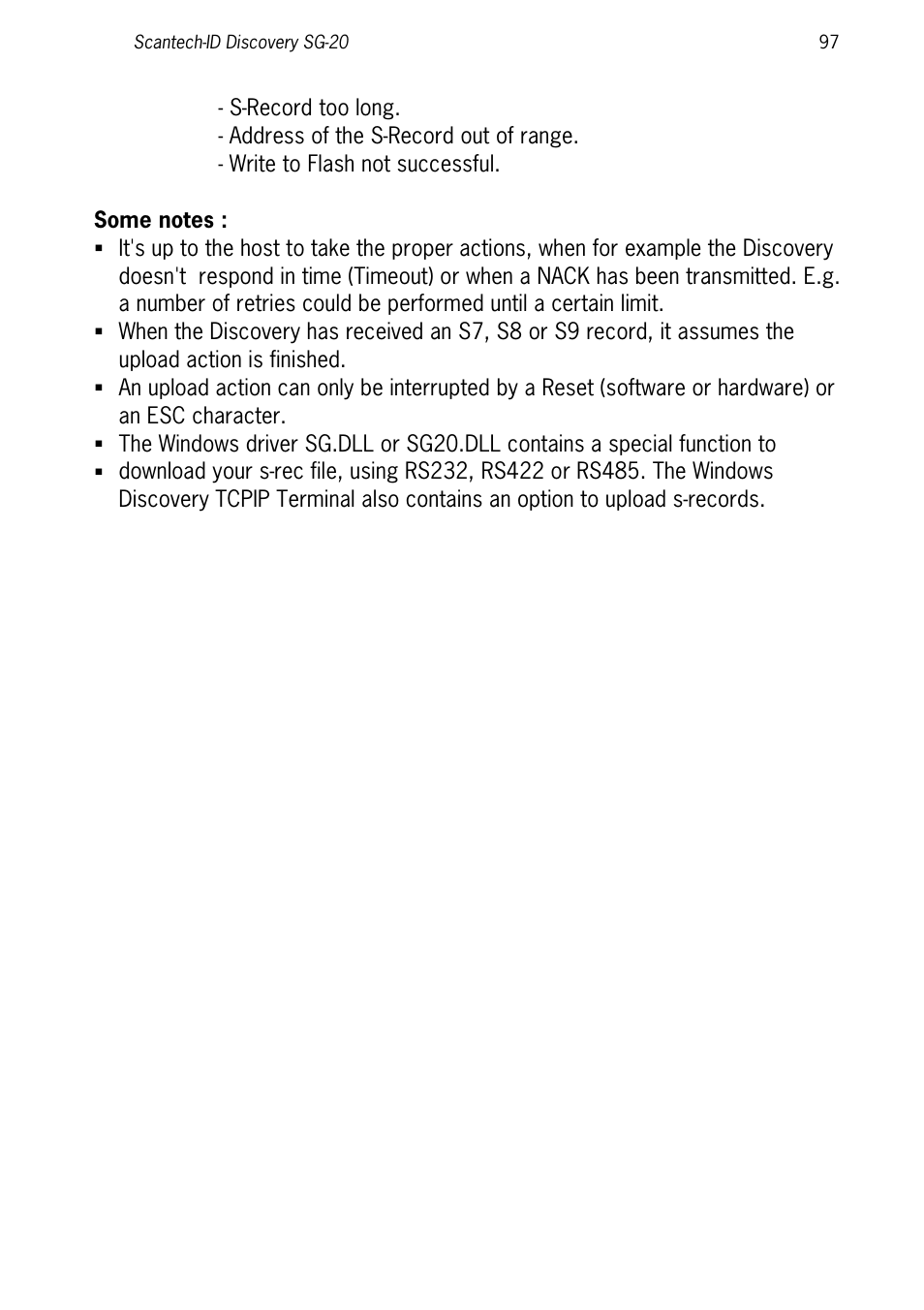 SCANTECH ID (Champtek company) Discovery SG-20 User Manual | Page 105 / 132