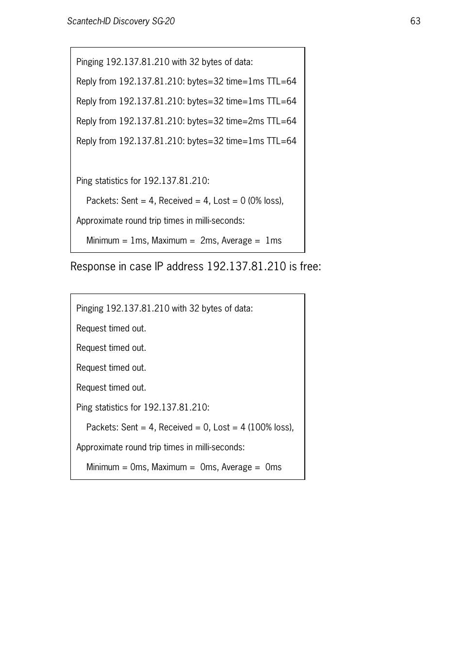 SCANTECH ID (Champtek company) Discovery SG-20 User Manual | Page 71 / 132