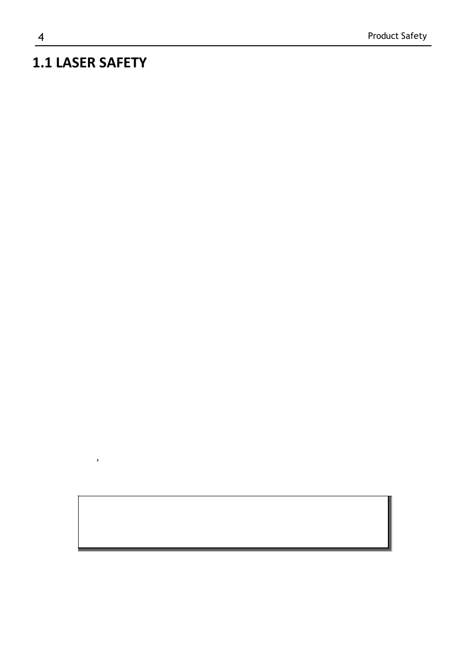 1 laser safety | SCANTECH ID (Champtek company) LIBRA L-7050 User Manual | Page 10 / 35