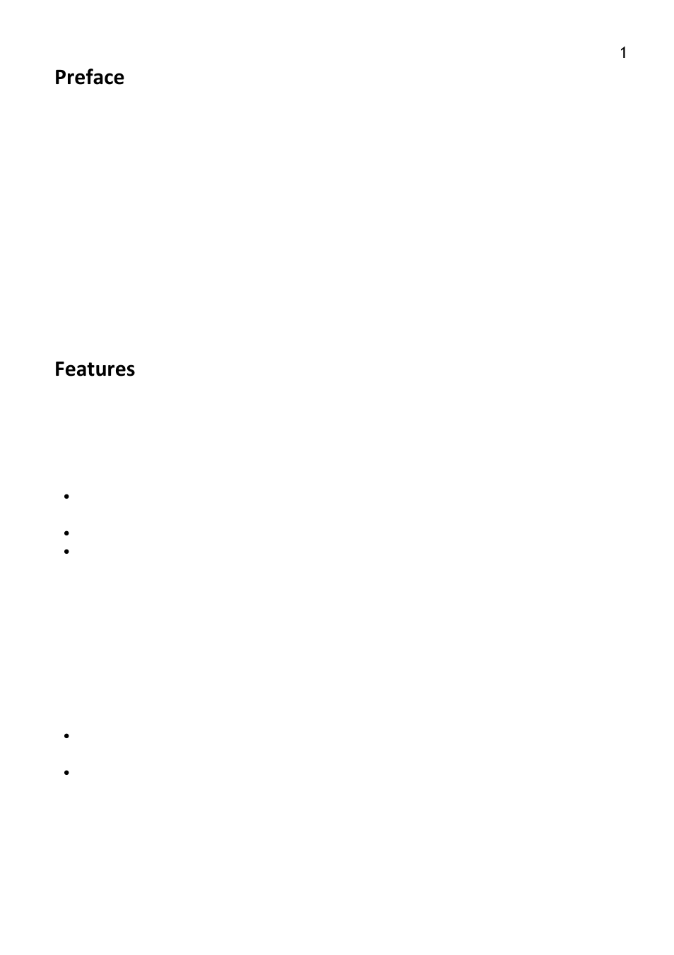 Preface, Features | SCANTECH ID (Champtek company) LIBRA L-7050 User Manual | Page 7 / 35