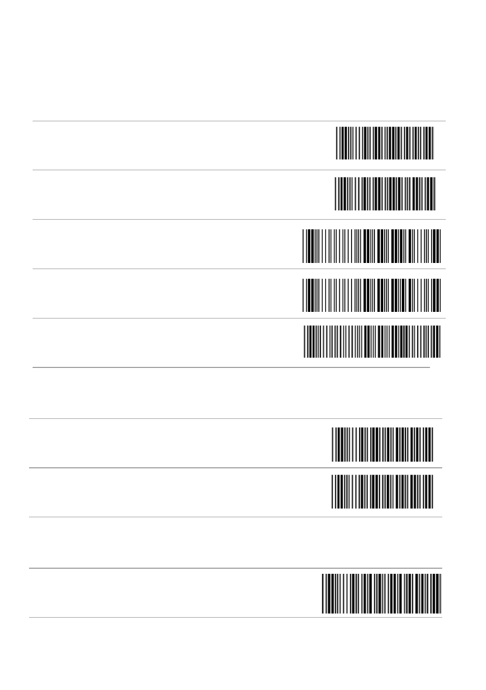 4 out of range, 5 sleep mode, Batch mode (“***” means “quick setting | Label”, the function can be executed directly by, Scanning barcode instead of doing the general, Programming process.), Out of range, Sleep mode, Batch mode | SCANTECH ID (Champtek company) V-1040BT User Manual | Page 24 / 97