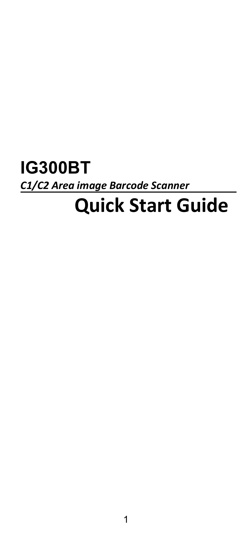 SCANTECH ID (Champtek company) IG300BT User Manual | 39 pages