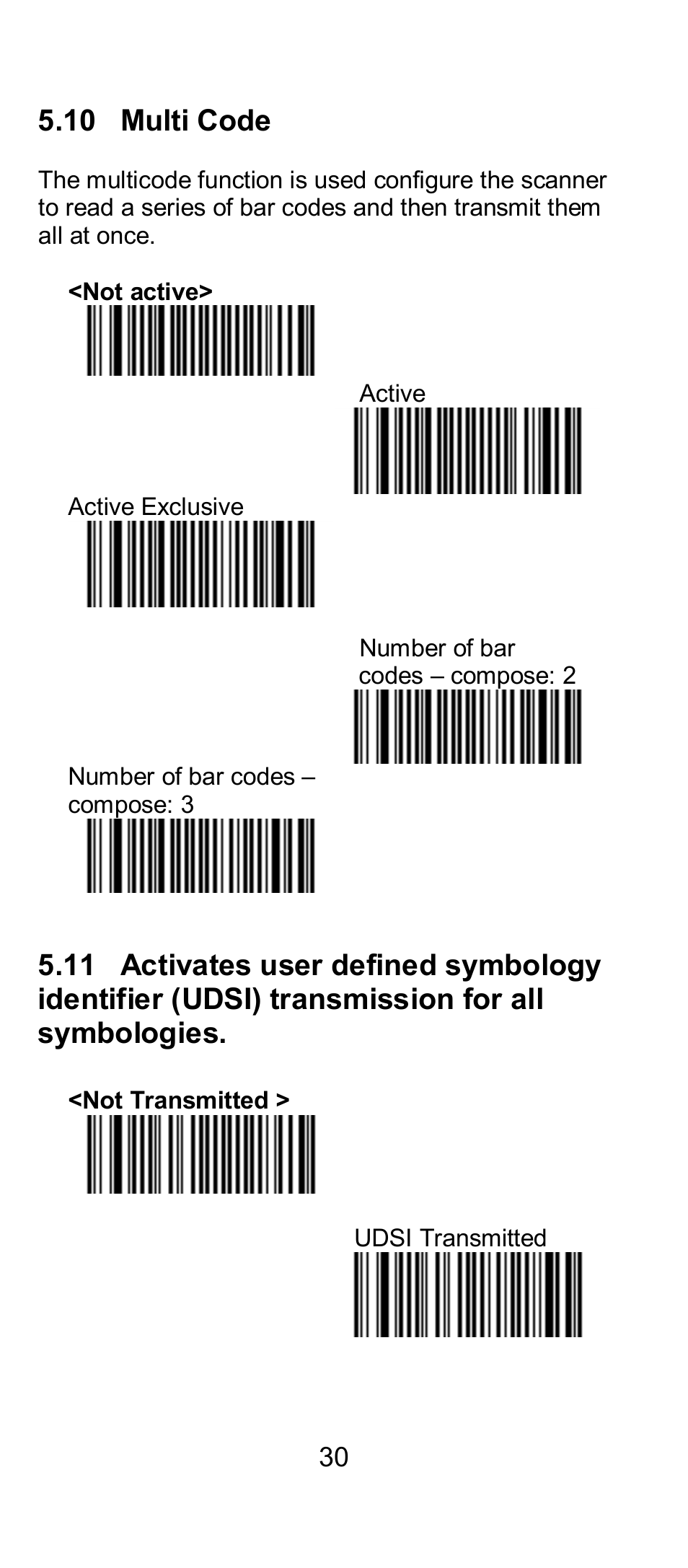 10 multi code | SCANTECH ID (Champtek company) IG300BT User Manual | Page 30 / 39
