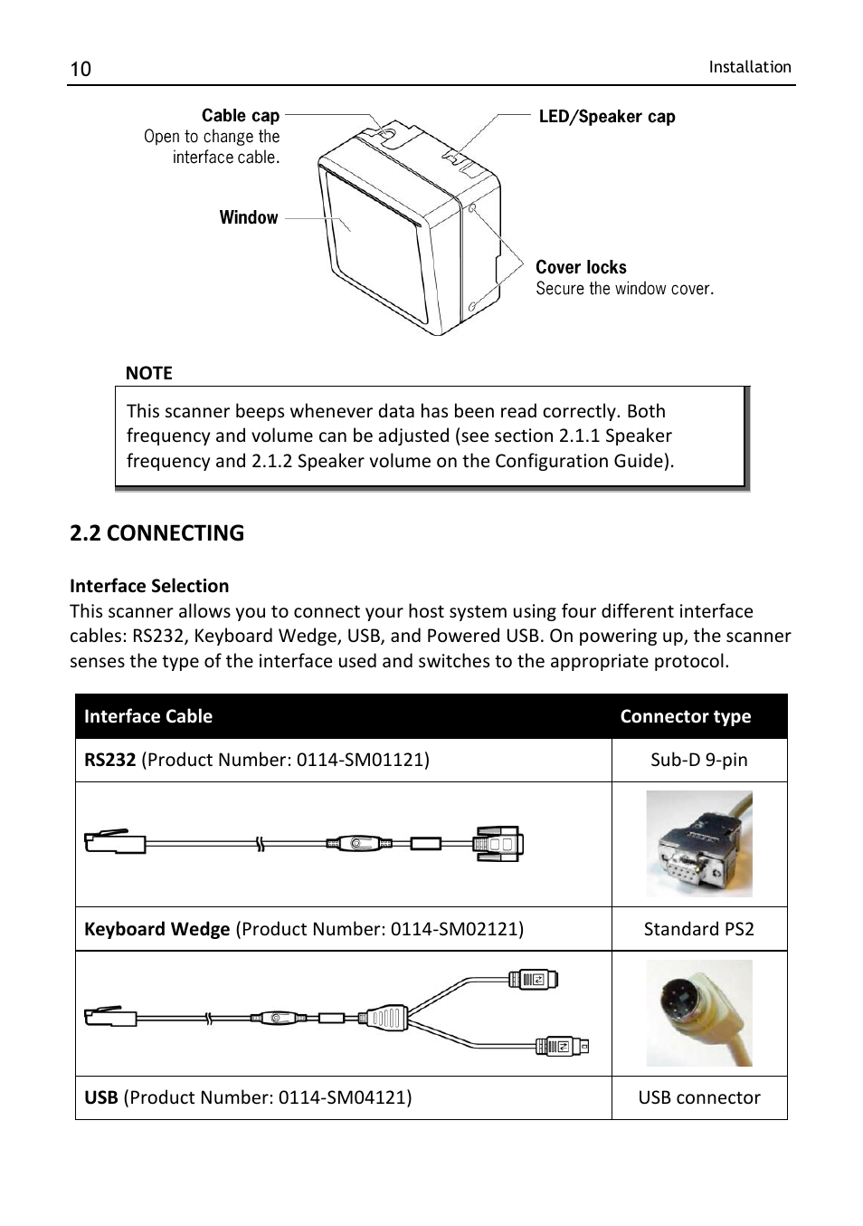 Connecting, 2 connecting | SCANTECH ID (Champtek company) MICA M-9030 User Manual | Page 16 / 39