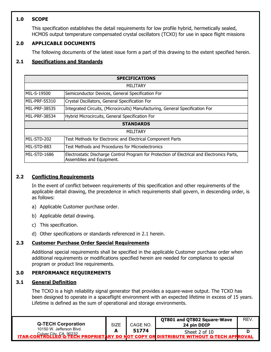 Q-Tech QT802 Square Wave User Manual | Page 2 / 10