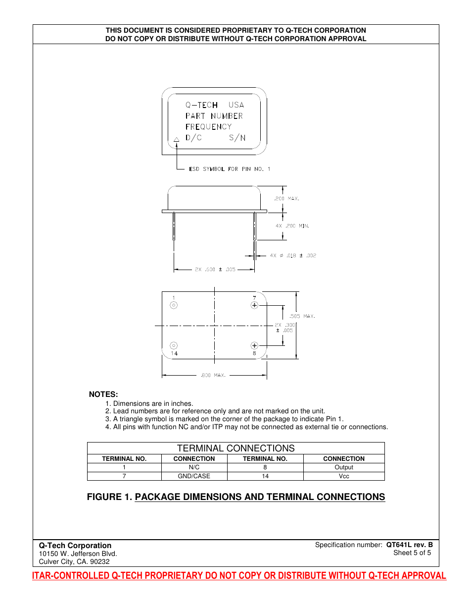 Q-Tech QT641L User Manual | Page 5 / 5