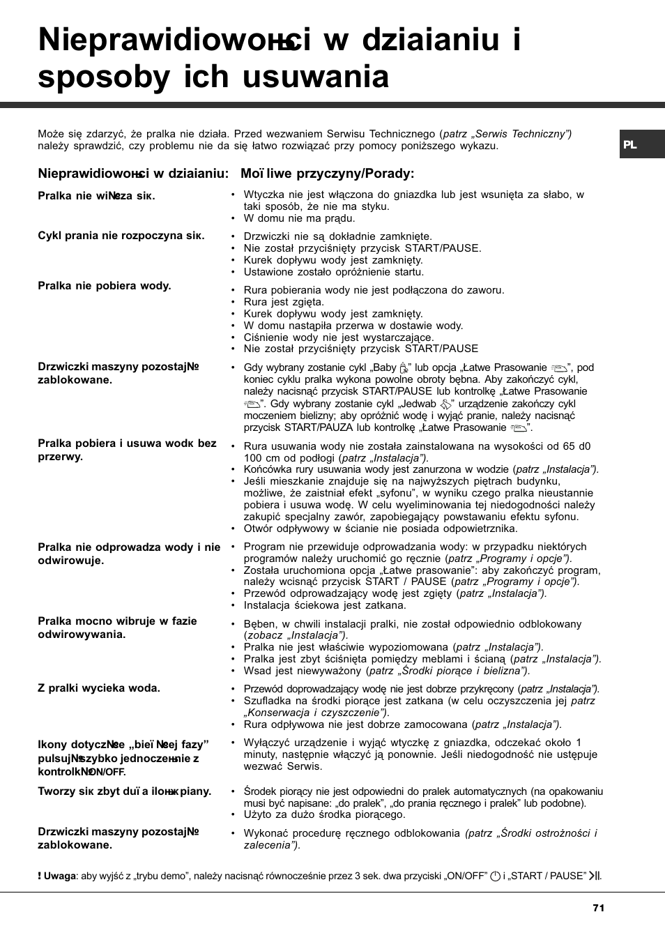Ariston Aqualtis AQ8F 29 U H User Manual | Page 71 / 72