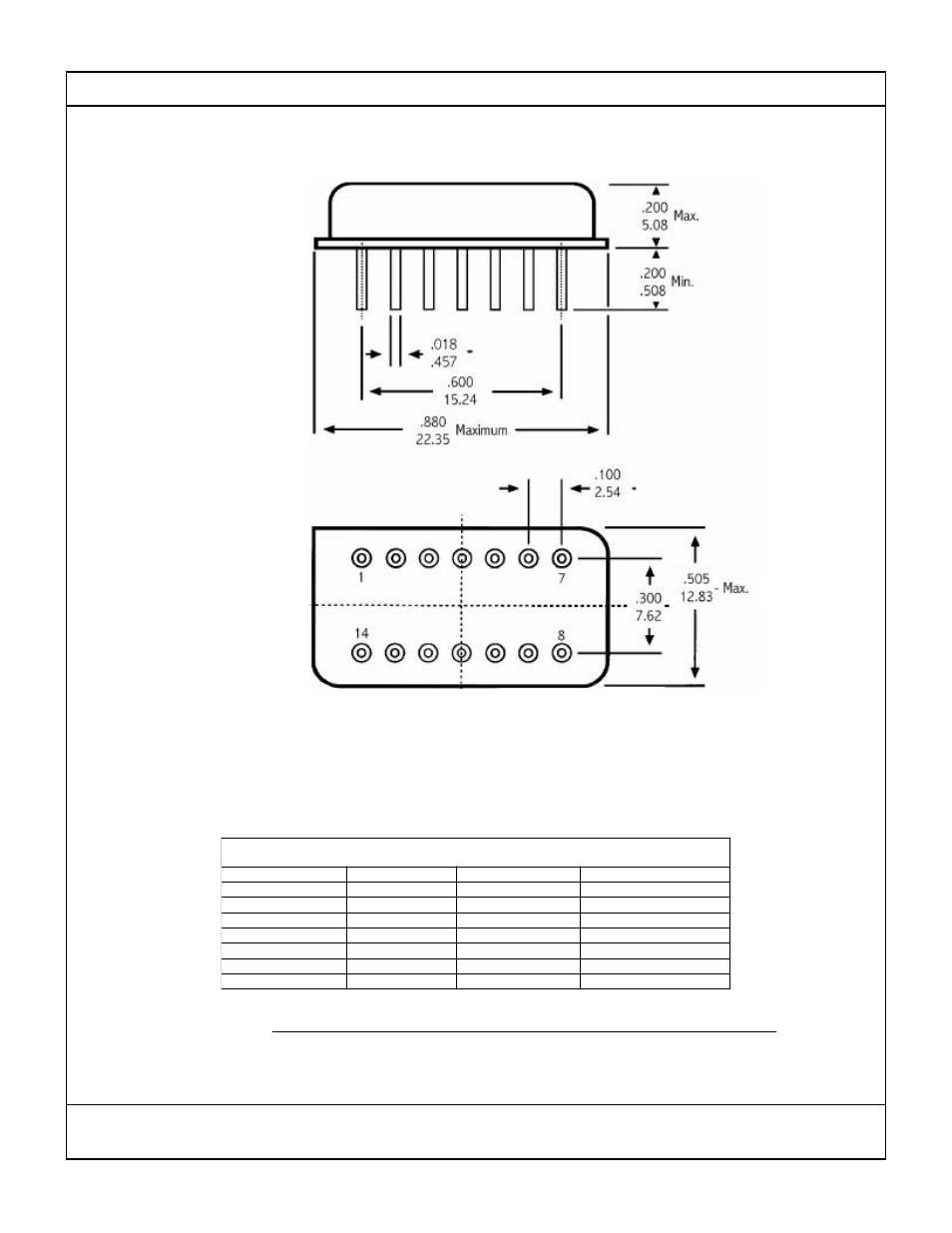 Figure. 1, Package dimensions and terminal connections, Terminal connections | Q-Tech QT606C User Manual | Page 6 / 6
