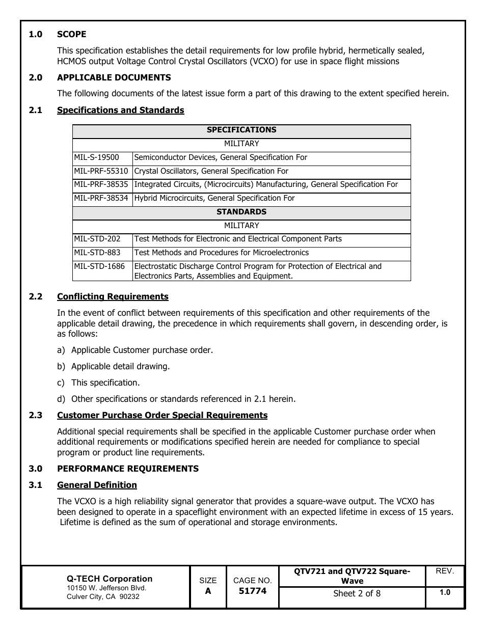 Q-Tech QTV722 Square Wave User Manual | Page 2 / 8
