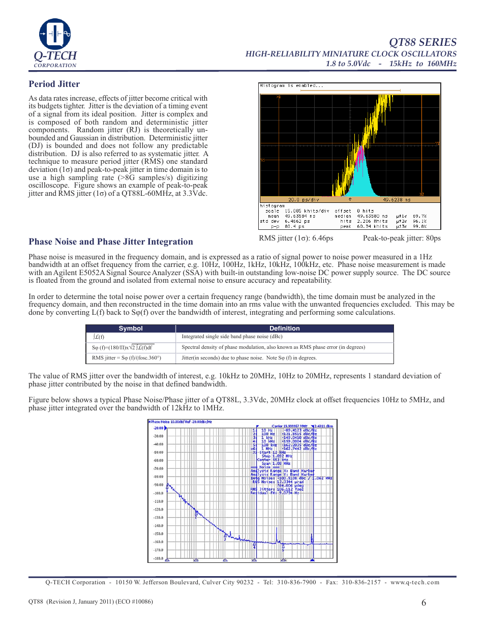 Q-tech, Qt88 series | Q-Tech QT88 User Manual | Page 6 / 6