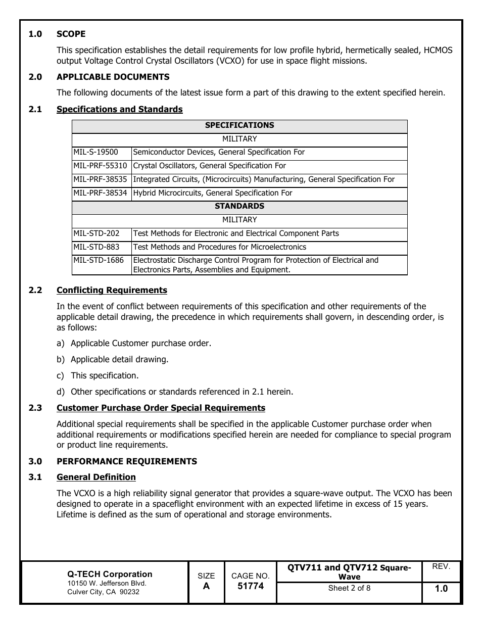 Q-Tech QTV712 Square Wave User Manual | Page 2 / 8