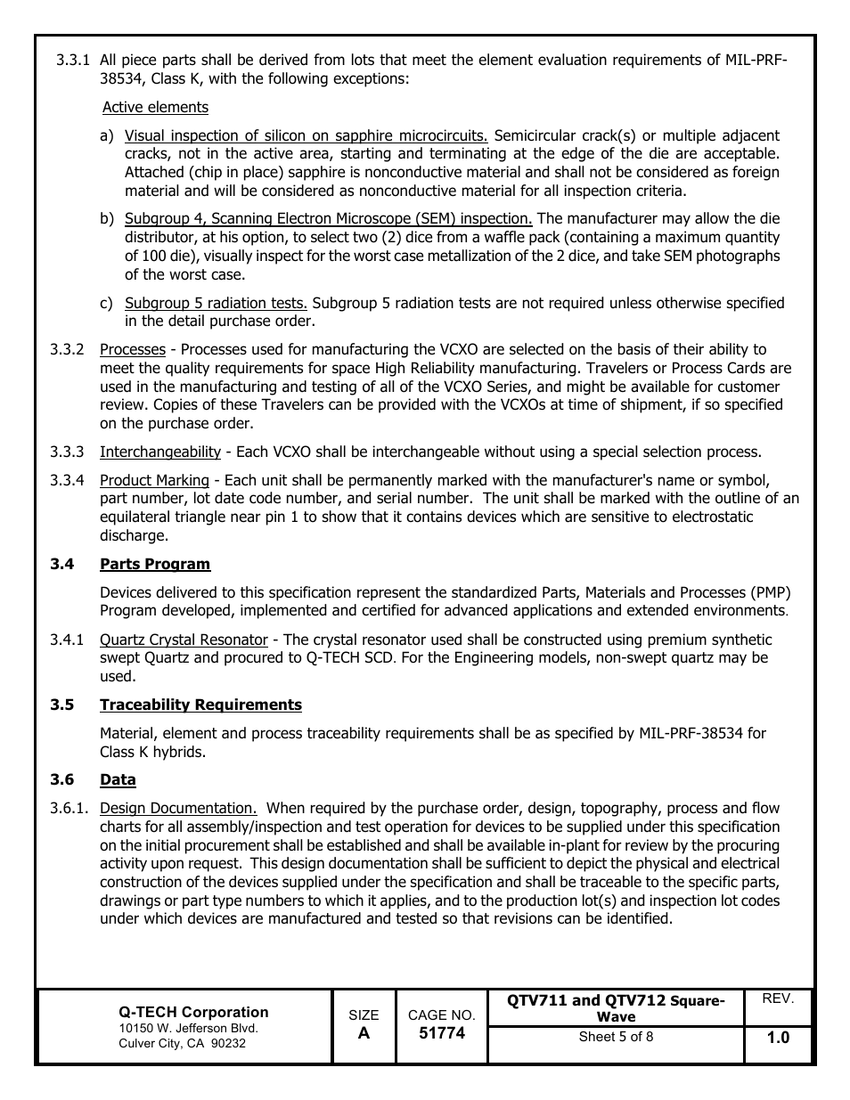 Q-Tech QTV712 Square Wave User Manual | Page 5 / 8