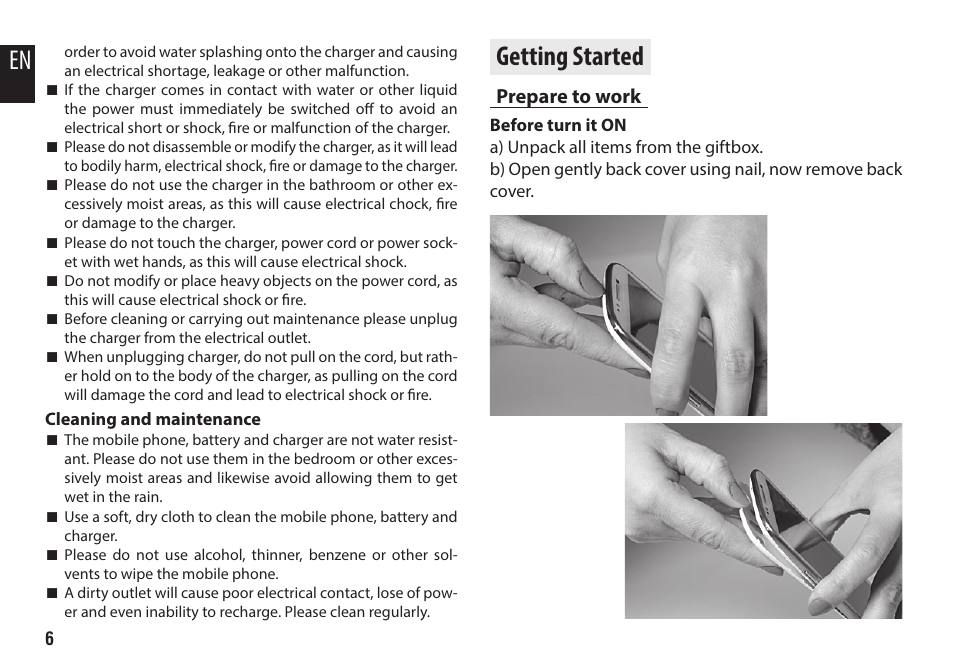 Getting started, Prepare to work | Media-Tech IMPERIUS N3XT User Manual | Page 6 / 20