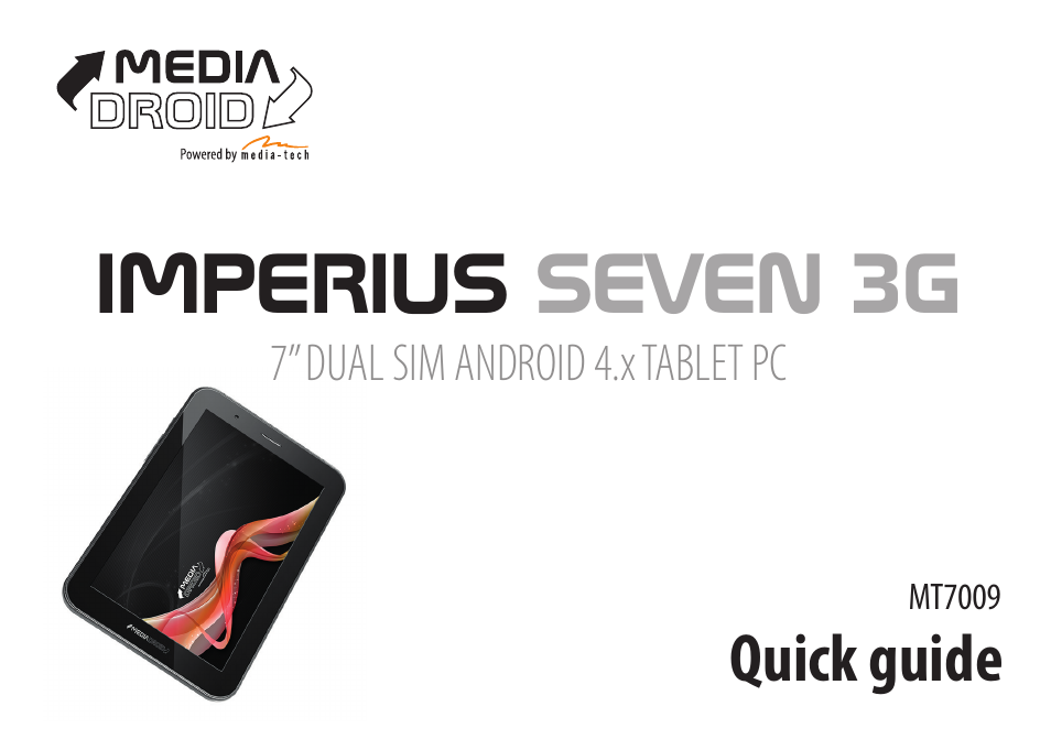 Media-Tech IMPERIUS SEVEN 3G User Manual | 16 pages