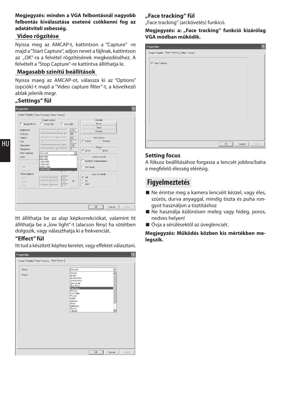Figyelmeztetés | Media-Tech EOS PHONIC User Manual | Page 10 / 16