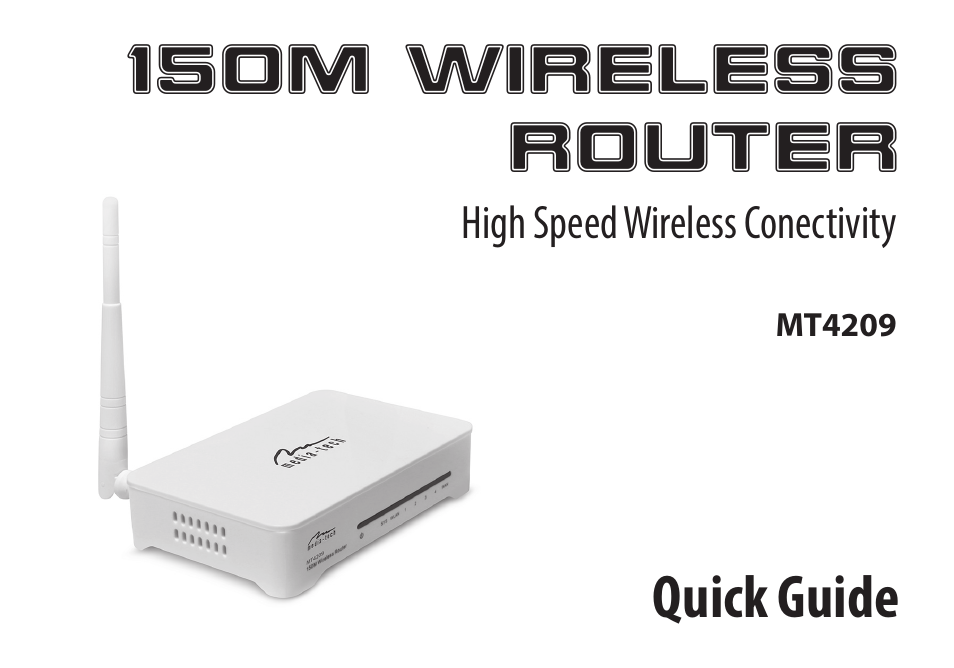 Media-Tech 150M WIRELESS ROUTER- Universal wireless DSL router code: 590 User Manual | 4 pages