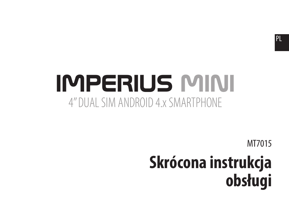 Imperius mini, Skrócona instrukcja obsługi | Media-Tech IMPERIUS MINI User Manual | Page 19 / 76