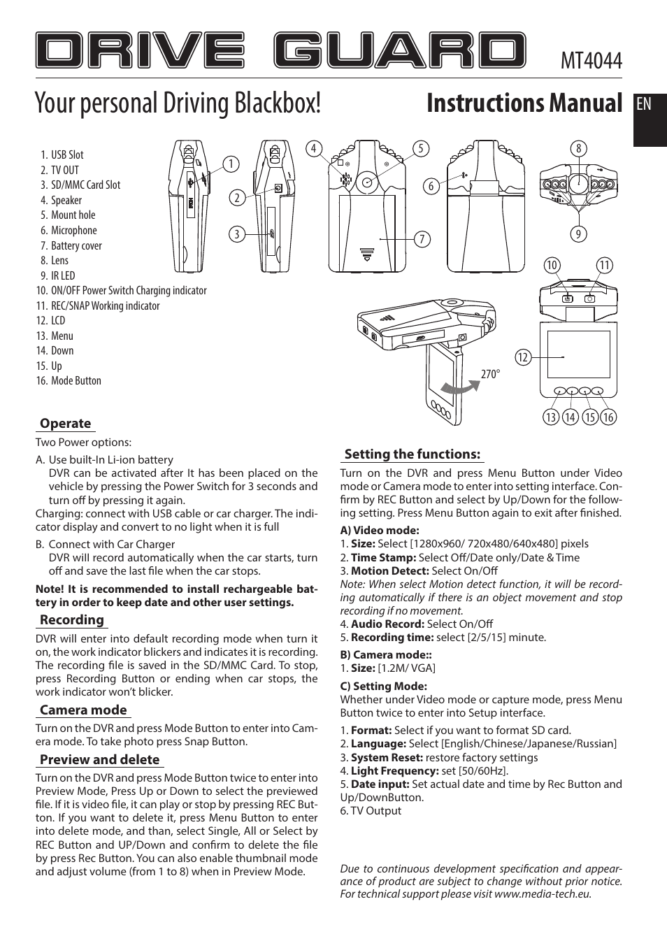 Media-Tech DRIVE GUARD User Manual | 4 pages