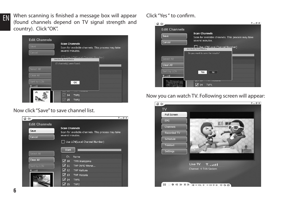 Media-Tech MICRO DVB-T STICK User Manual | Page 6 / 12
