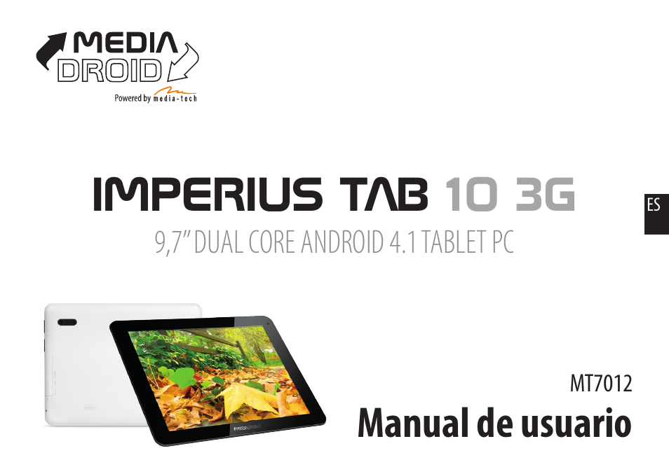 Media-Tech IMPERIUS TAB 10 3G User Manual | 6 pages