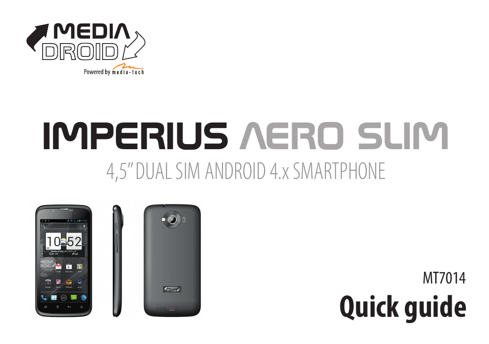 Media-Tech IMPERIUS AERO SLIM User Manual | 20 pages