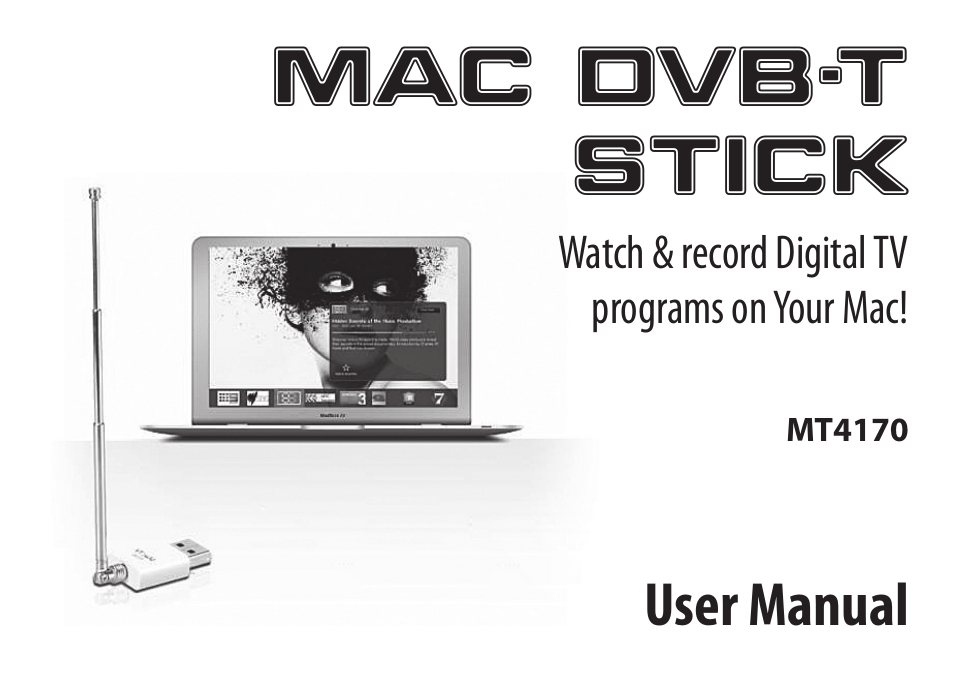 Media-Tech MAC MICRO DVB-T STICK User Manual | 8 pages