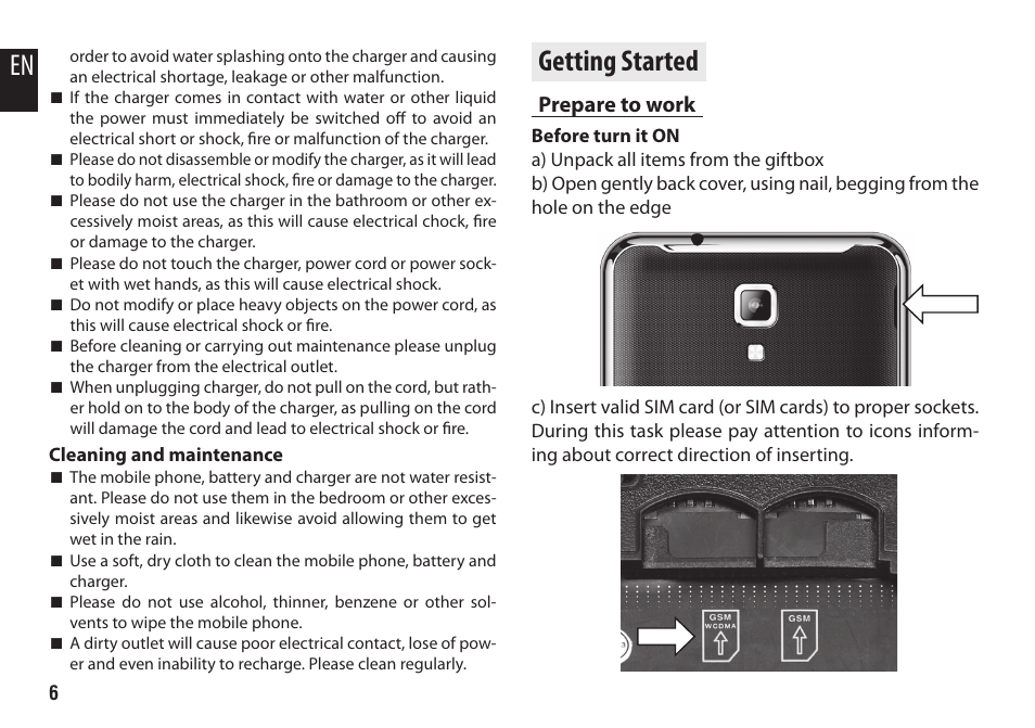 Getting started, Prepare to work | Media-Tech IMPERIUS User Manual | Page 6 / 20