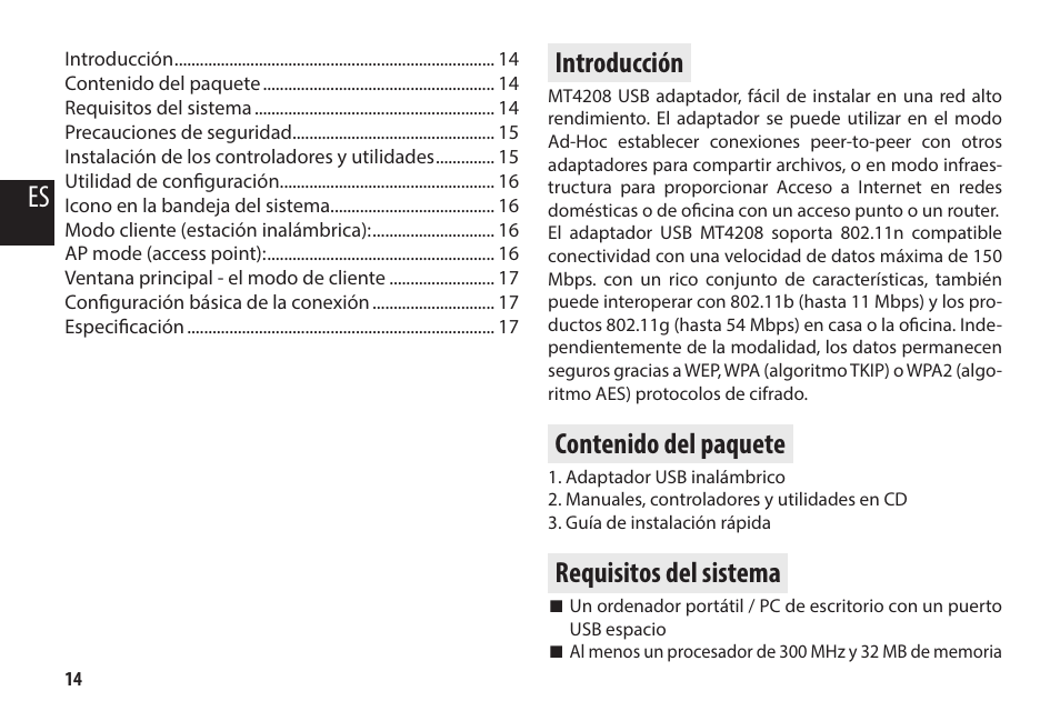 Media-Tech WLAN USB DONGLE 11n User Manual | Page 14 / 25