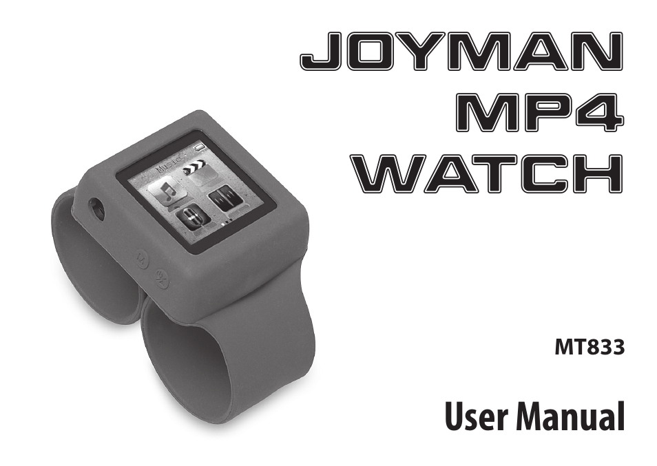 Media-Tech JOYMAN MP4 WATCH User Manual | 5 pages