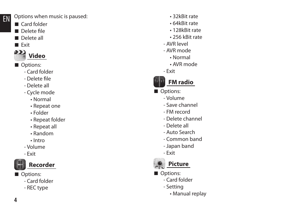 Media-Tech JOYMAN MP4 WATCH User Manual | Page 4 / 5
