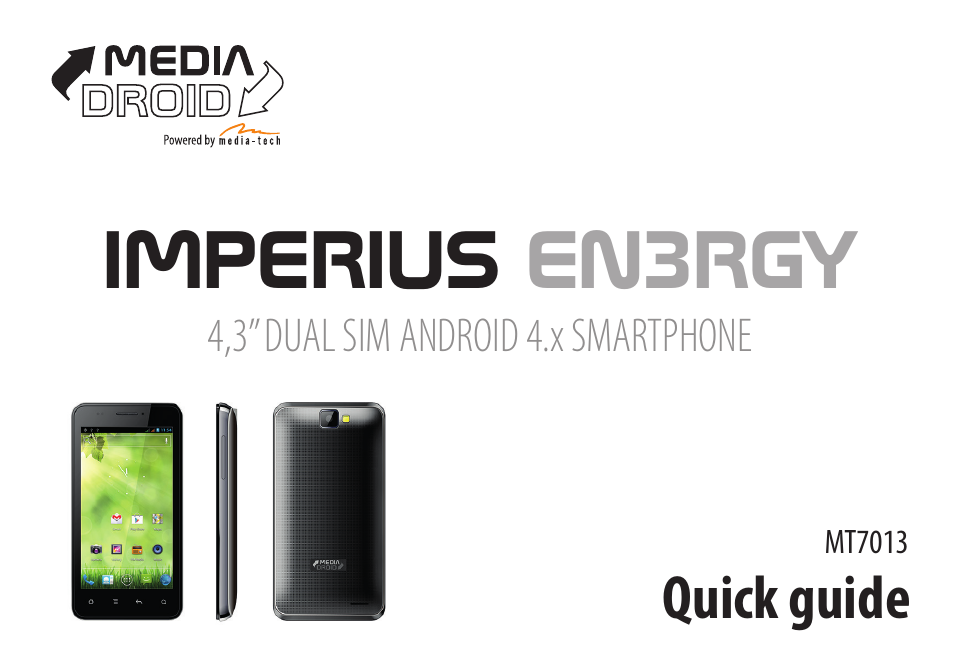 Media-Tech IMPERIUS EN3RGY User Manual | 20 pages