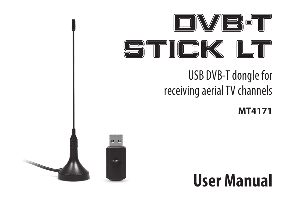 Media-Tech DVB-T STICK LT User Manual | 12 pages