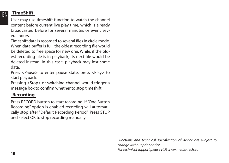 Media-Tech U-SCREEN LITE User Manual | Page 10 / 12