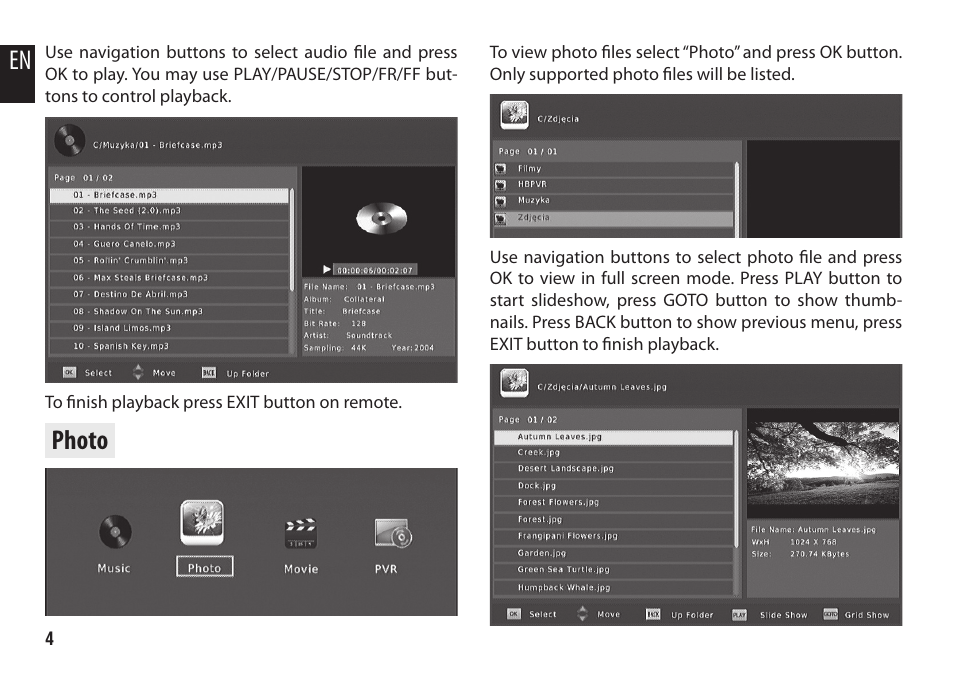Photo | Media-Tech U-SCREEN User Manual | Page 4 / 8