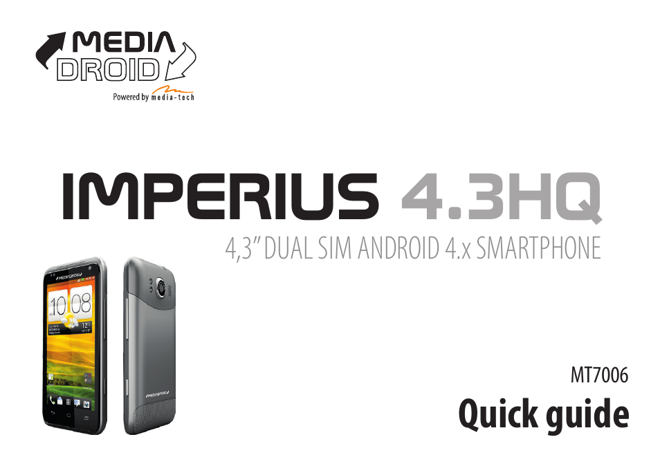 Media-Tech IMPERIUS 4.3HQ User Manual | 20 pages