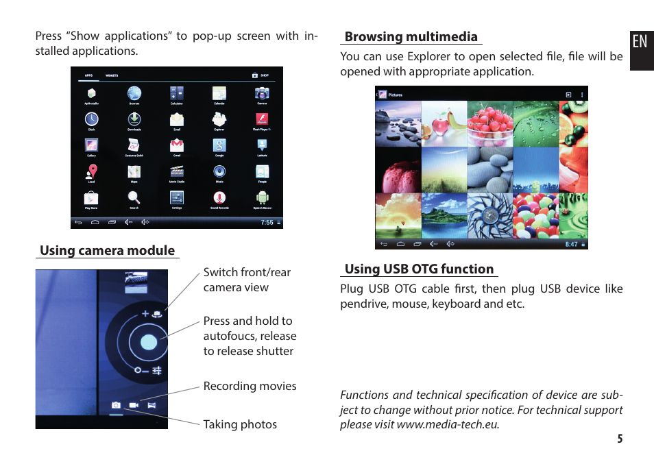 Media-Tech IMPERIUS TAB 10 User Manual | Page 5 / 6