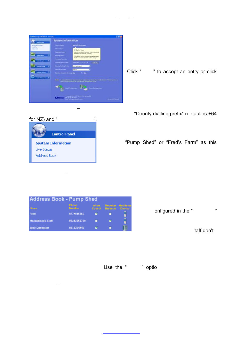 QTech Data Systems SMS Controller (SMSC) User Manual | Page 4 / 8