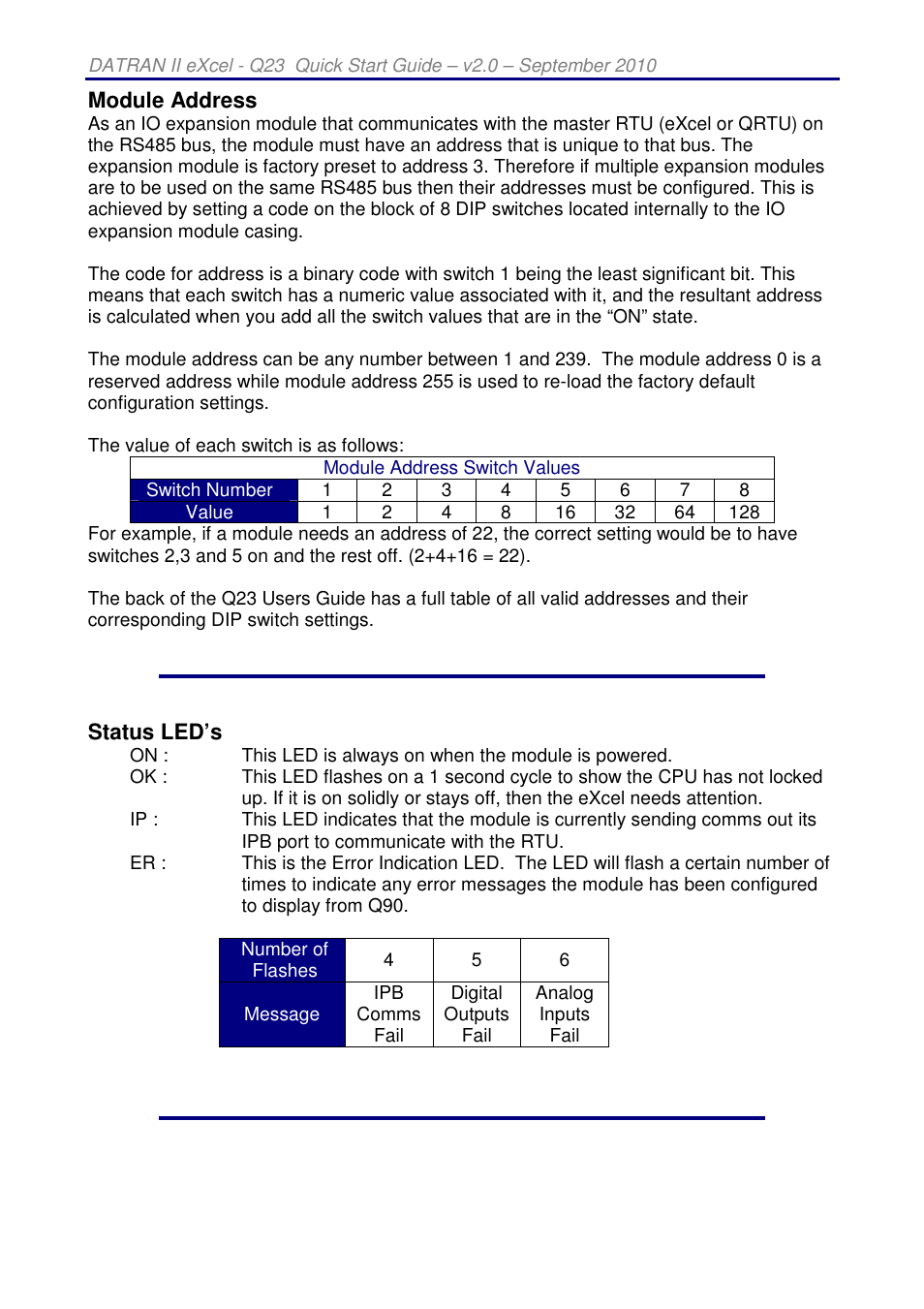 QTech Data Systems Q23 I__O Expansion Module User Manual | Page 2 / 4