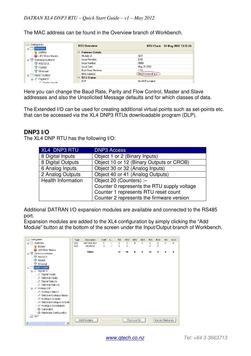 QTech Data Systems DNP3 RTU User Manual | Page 6 / 6