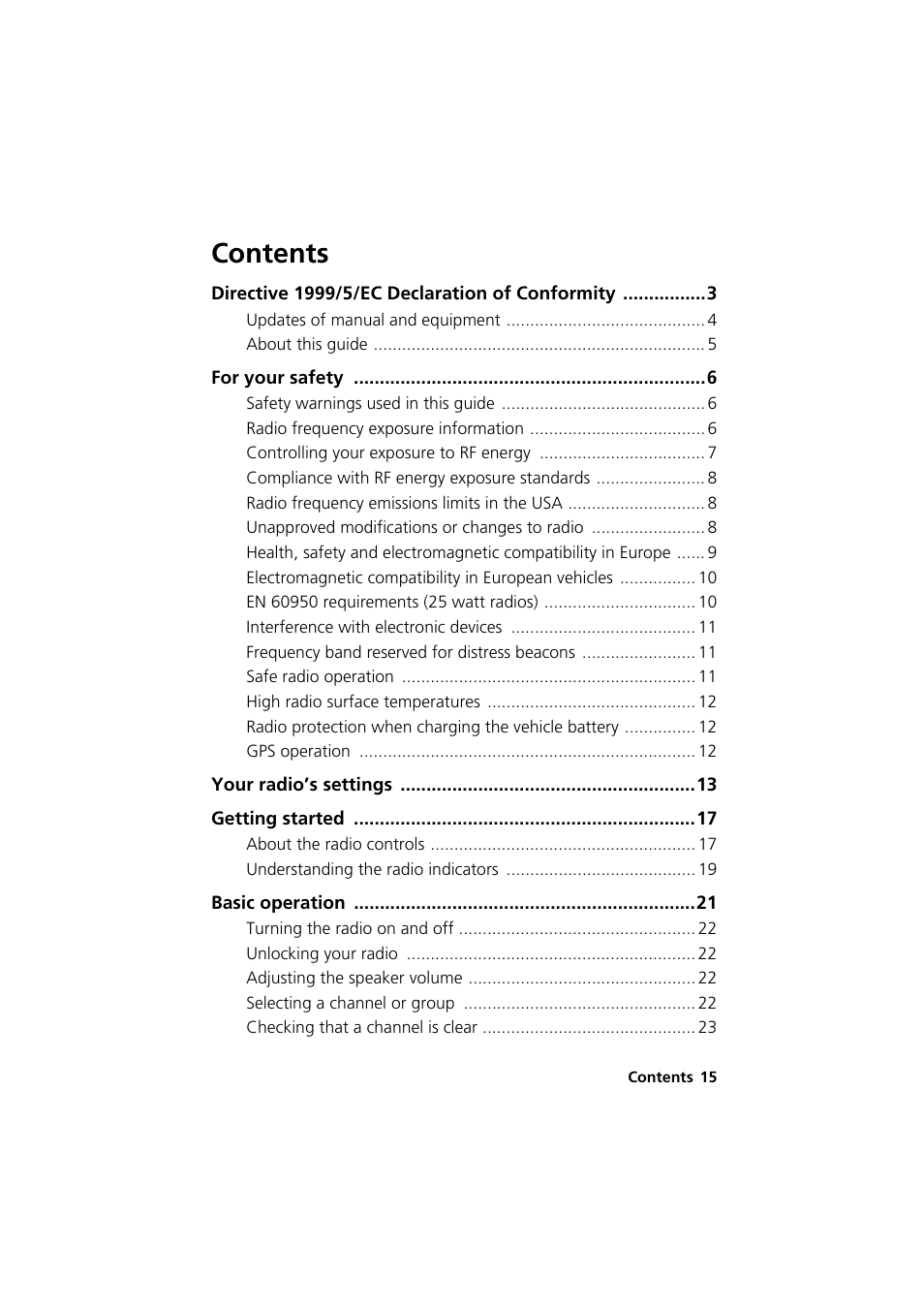 QTech Data Systems Tait TM8000 Radio User Manual | Page 15 / 44