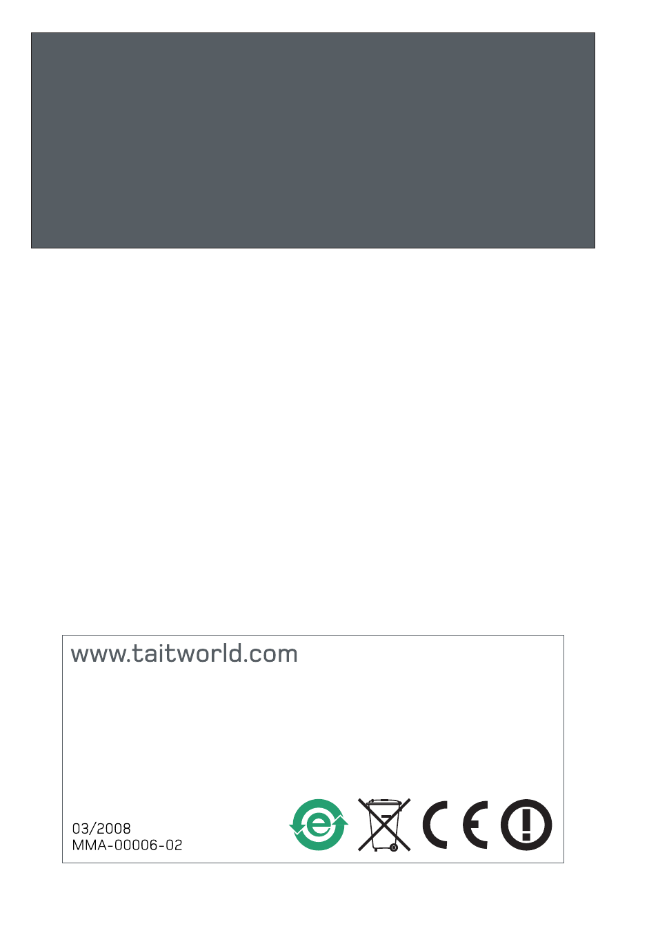 QTech Data Systems Tait TM8000 Radio User Manual | Page 44 / 44