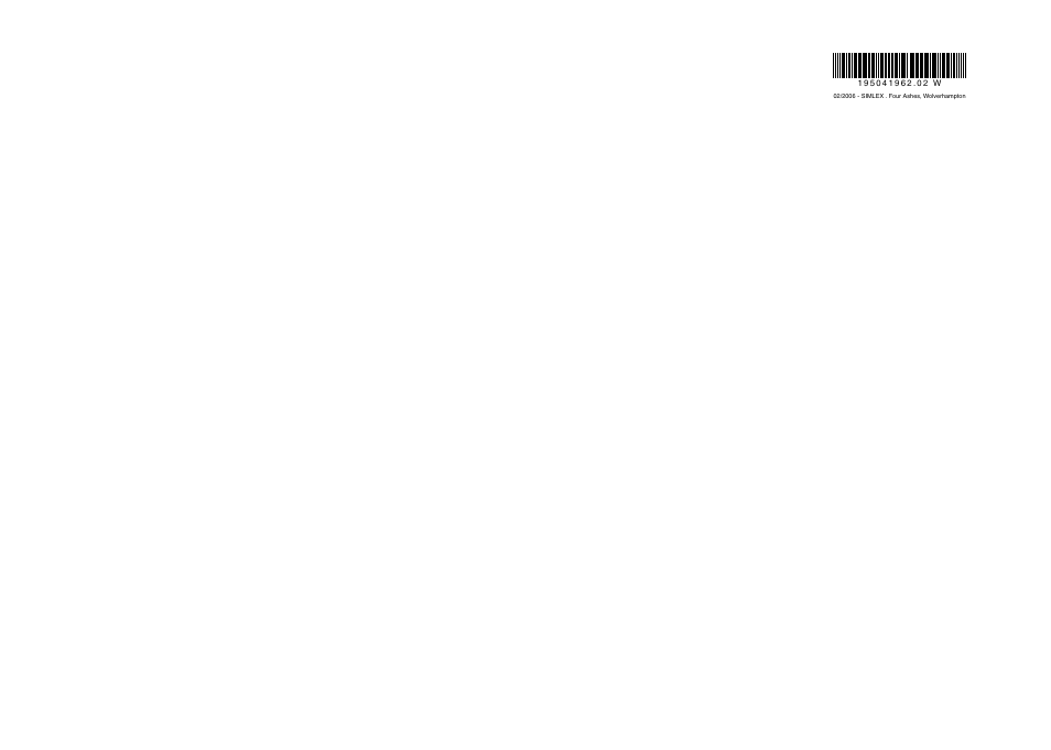Indesit IS 30 V User Manual | Page 40 / 40