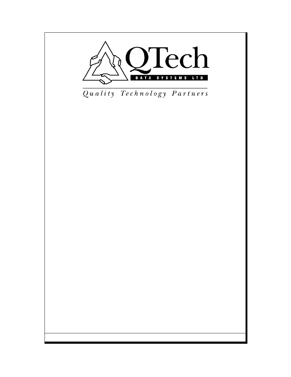 QTech Data Systems People Counter System User Manual | 7 pages