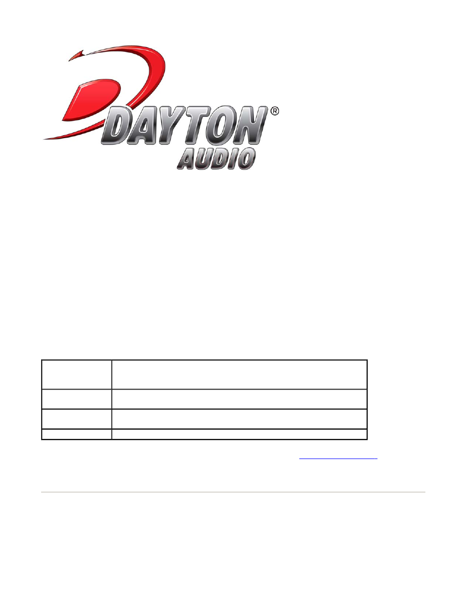 Dayton Audio ND90-4 3-1 User Manual | 11 pages