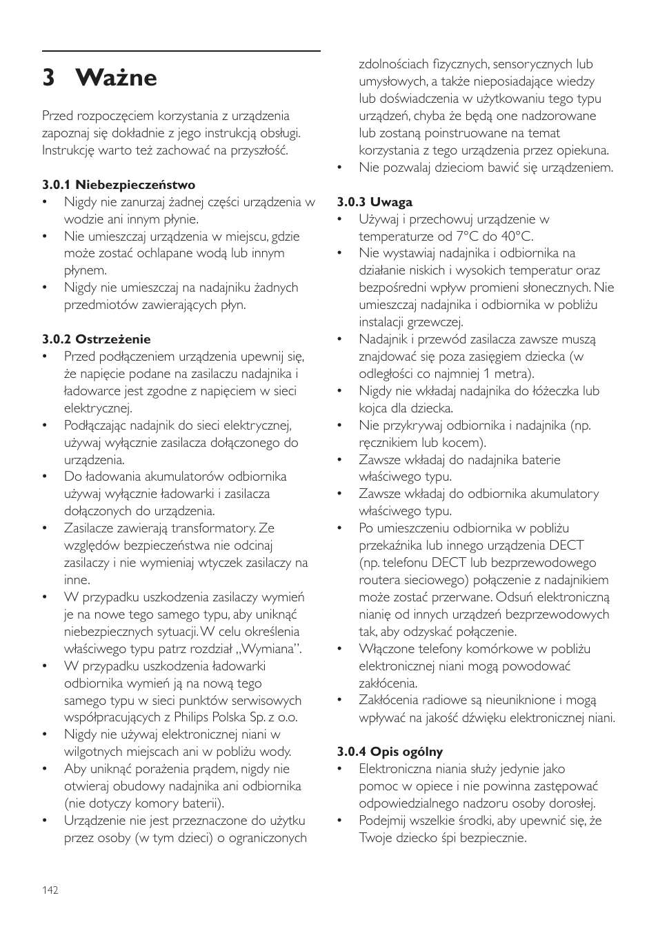 3 ważne | Philips SCD525 User Manual | Page 142 / 252